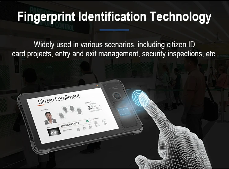 Urovo-P8100 Industrial Barcode Scanner, robusto Tablet Industrial, computador Industrial, impressão digital, IP67