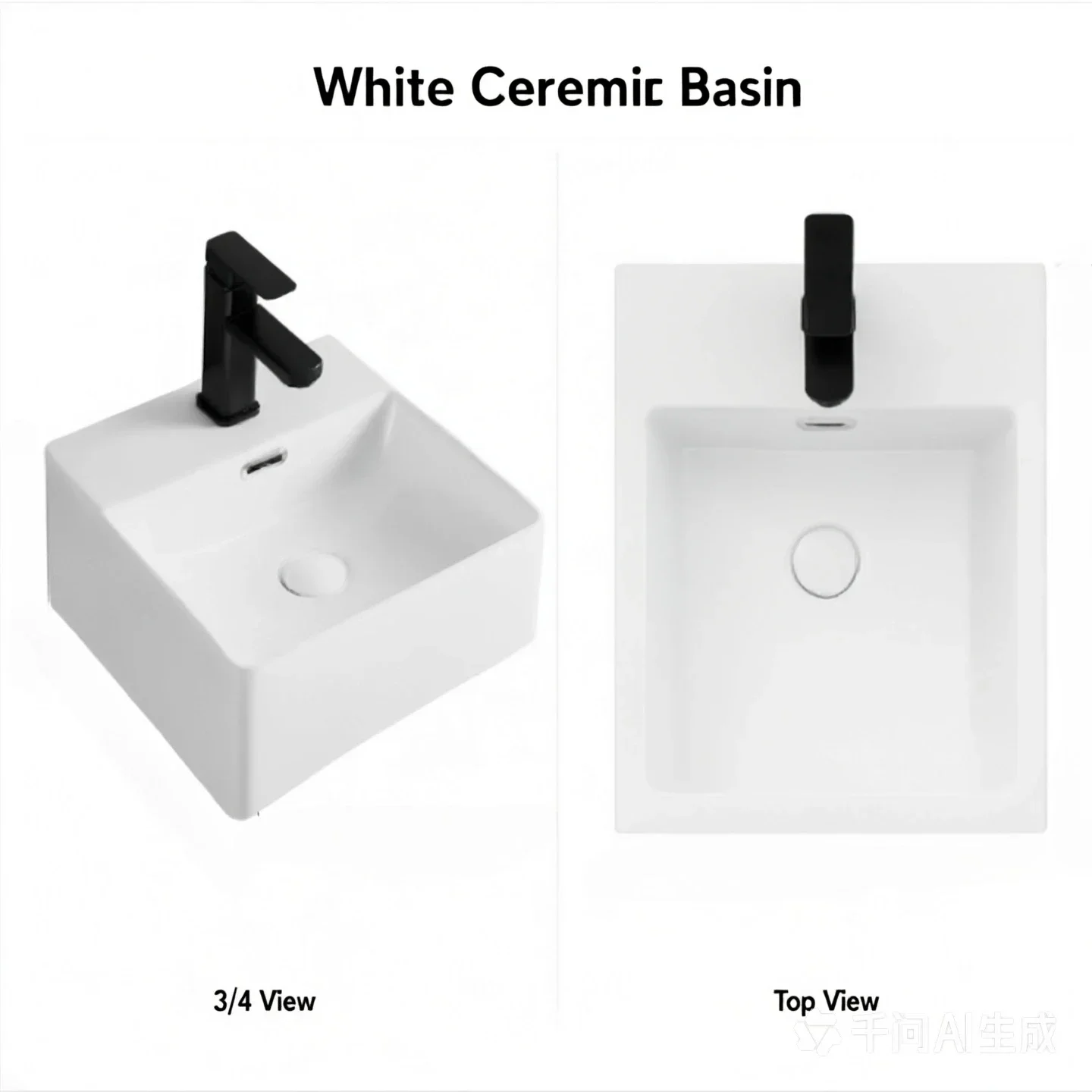 Luxury Modern Minimalist Art Basin Chaozhou Ceramic Countertop Washbasin Bathroom Vanity Sink