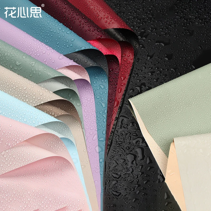 Two-tone Packing Paper Flowers Netutal Color Gift Florist Bouquet Wrapping Paper Wedding Home Decor Fastival Party Supply 20pcs