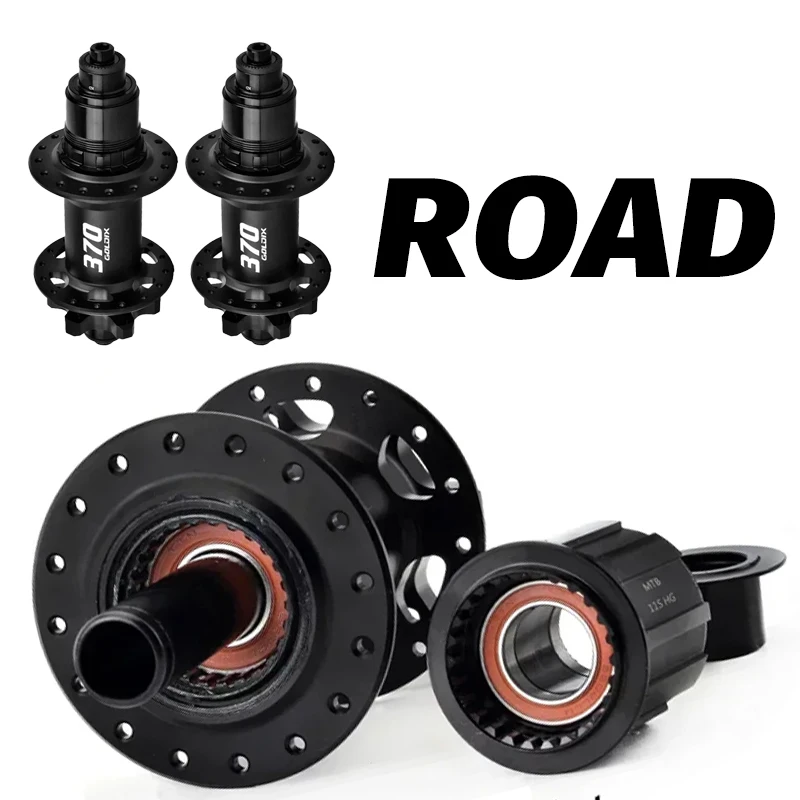 GOLDIX 370 32 28 ثقوب صاخبة محور مكعب برو 7 اسئلة 36T الطريق دراجة دراجة محور السقاطات XDR 12x100 الجبهة 12x142 الخلفية K7