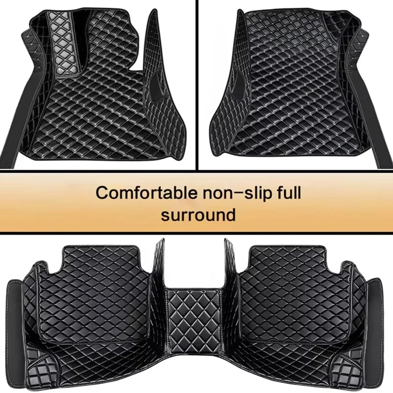 Custom Car Floor Mats NonSlip Wear-Resistant For Chrysler 300C 300 2005-2023 Easy to clean Auto Carpets Foot Coche Accessorie