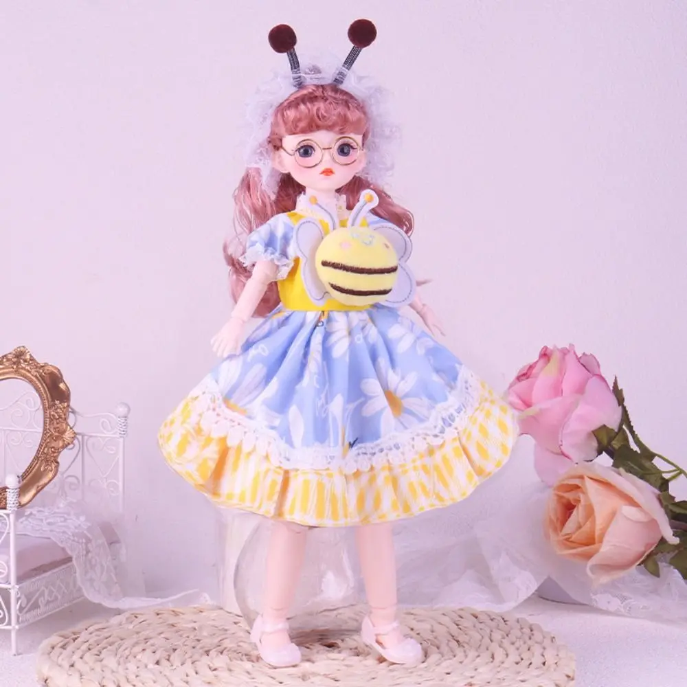 

Princess Toy Beautiful 30cm Dress Up Doll Cute Kawaii BJD Movable Joint Doll Fairy Rabbit Ear Dress Up Doll‘s Clothes Gift