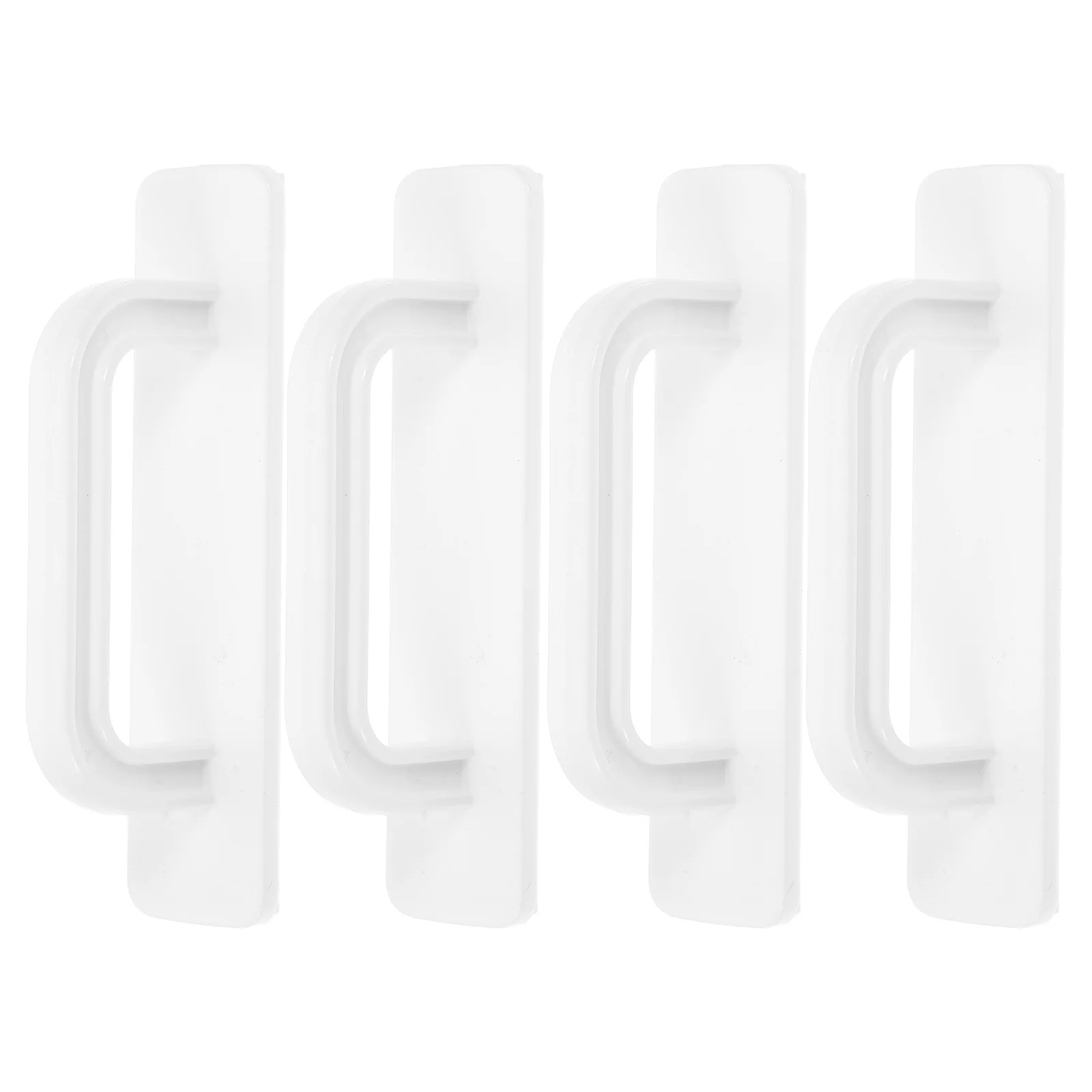 

4Pcs Peel and Stick Cabinet Handles Self Adhesive Pulls Strong Bond No Damage Easy Apply for Kitchen Bathroom Closet Decor