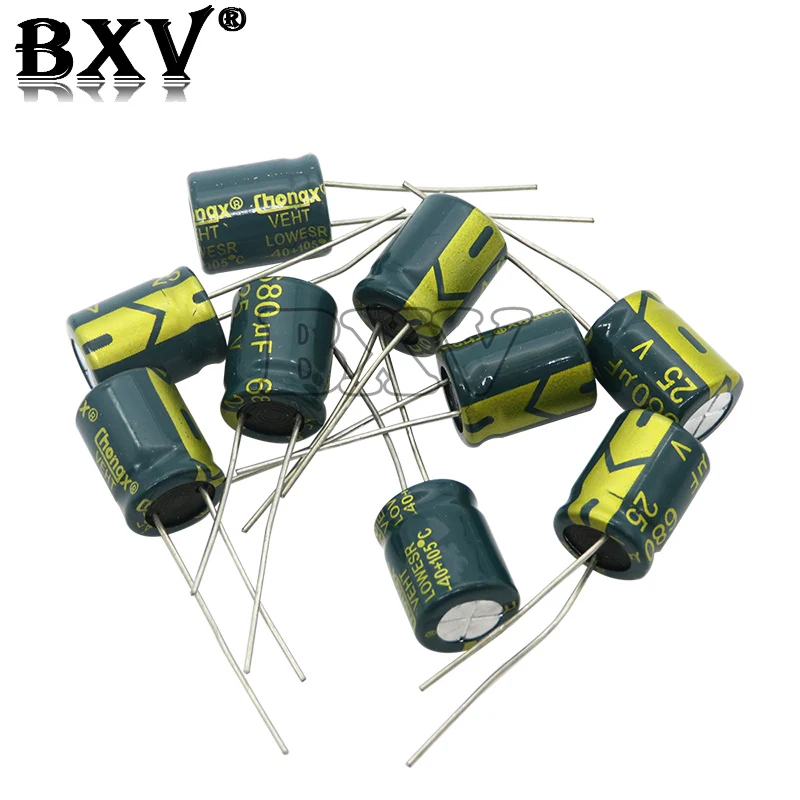 10V 16V 25V 35V 50V 400V New High Frequency Low ESR Aluminum Capacitor 100UF 220UF 330UF 470UF 680UF 1000UF 1500UF 2200UF 3300UF