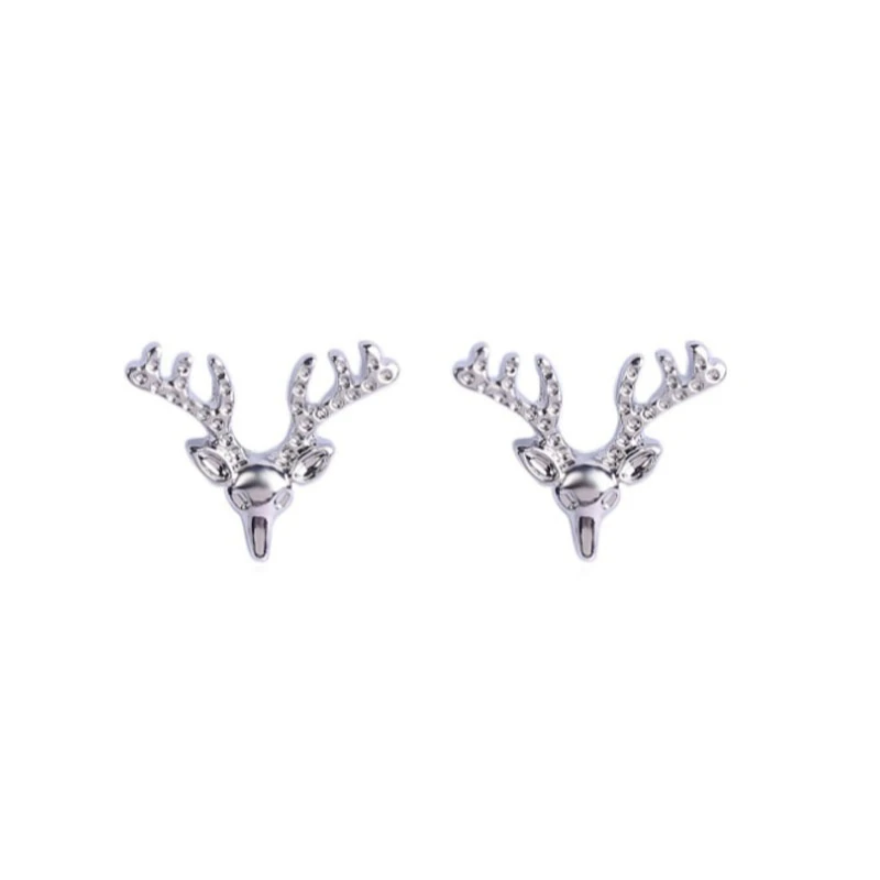 Smooth Adorable Little Moose Ring Korean Version Fashionable Simple Jewelry Gift 925 Sterling Silver Ring for Women