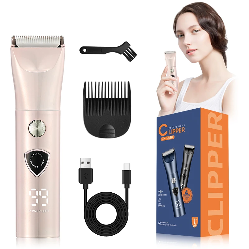 

Многофункциональный косметический набор с зарядкой через USB: встроенный триммер для волос и тела, профессиональная машинка для стрижки волос с длительным аккумулятором.