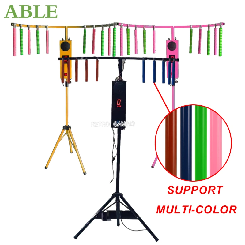 Hand-eye reaction arcade basic model with multi-color and adjustable height Suitable for arcades and party venues