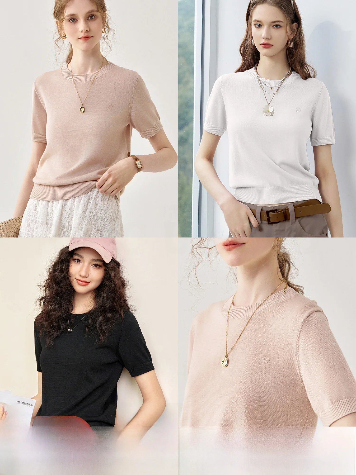 

Стильный летний топ для женщин из премиального лиоцелла и хлопка, с круглым вырезом, комфортный крой, высокое качество.