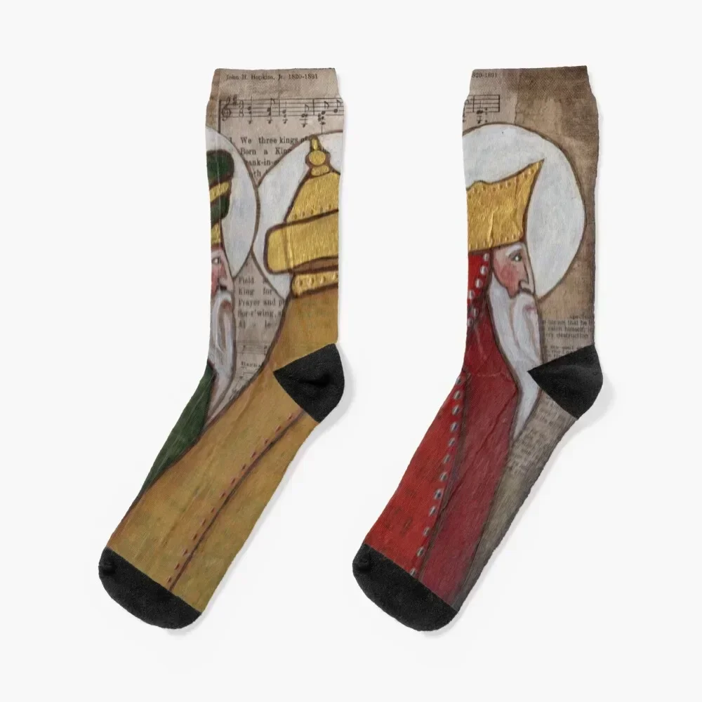 

The Magi; Three Kings; Three Wise Men Socks Antiskid soccer ankle fashionable Socks For Women Men's