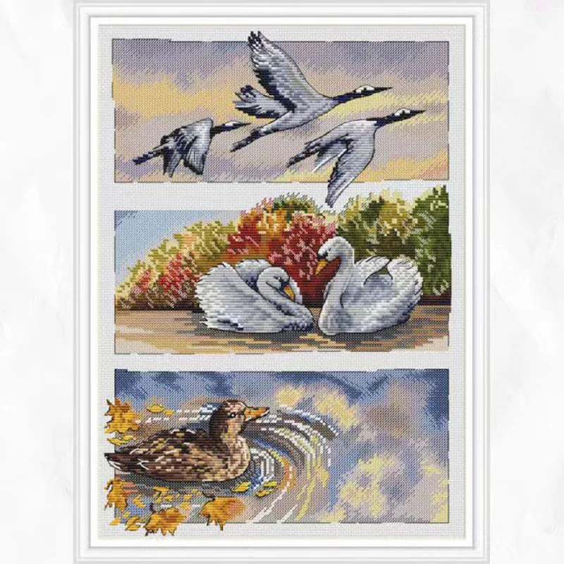 4868 Cross Stitch Kits Sets For Embroidery Cross-stitch Cross Stitch Complete Kit Stich Cross Stitch Set Needle Arts & Craft DIY