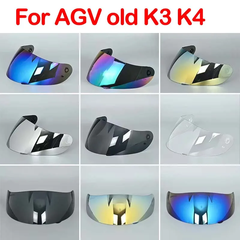 Helmet Visor for AGV K3 K4 Casco Moto Accessories K3 Shield Uv Protection K4 Helmet Lens Windproof Capacetes Shield Windshield