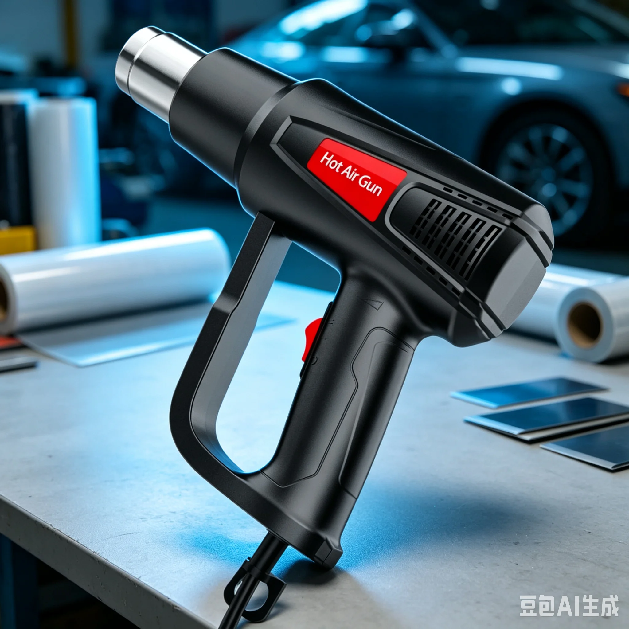 2000W 220V Industrial Heat Gun Dual Wind Speed Temperature Control Hot Air Gun With Nozzle For DIY Repair