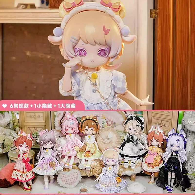 

Мобильная кукла Mi Tian [Fantasy Forest] 12 см, нарядная кукла BJD, коллекционная фигурка, ручная работа, загадочная коробка-сюрприз