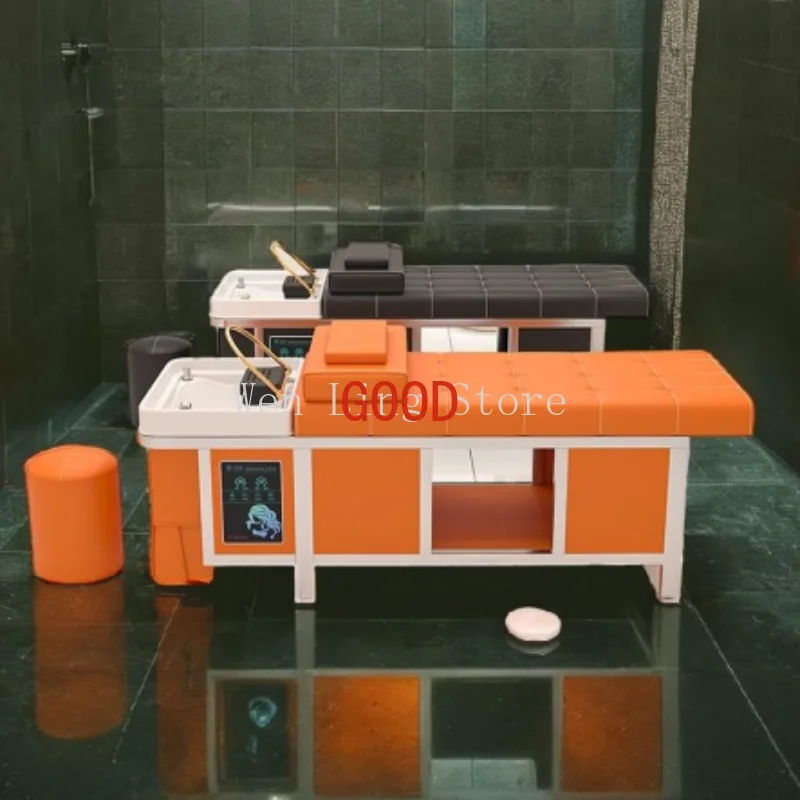 Japanese Chair Beauty Shampoo Basin Stand Hair Massage Bed Professional Hairdresser Washing Machine Sillas Spa Styling