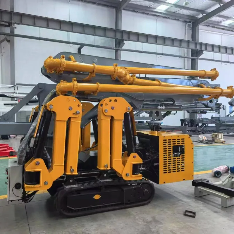 Customized Reliable Spider Concrete Placing Boom Equipment With 45kw Power 380V Voltage High Efficiency Engineered Experts