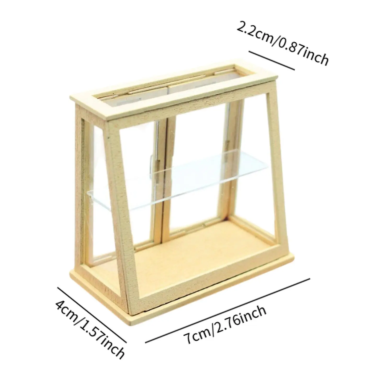 Vitrina de panadería para casa de muñecas, accesorio para casa de muñecas a escala 1:12, muebles para accesorios de fotografía, accesorios de micropaisaje