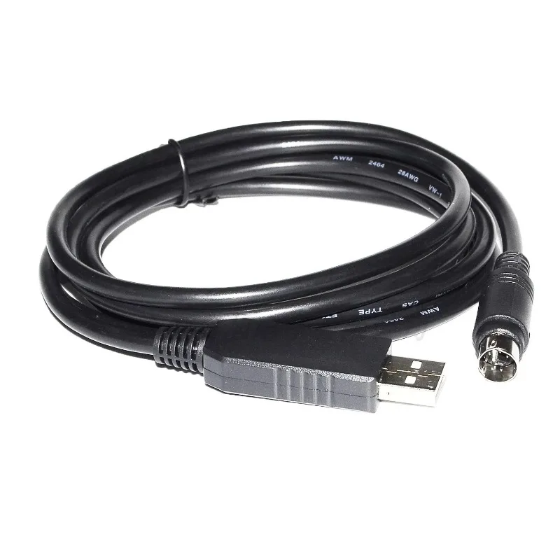 USB To MD6 6-pin Round Head Suitable for YAESU FT-840/890/900 CAT-890 Programming Cable