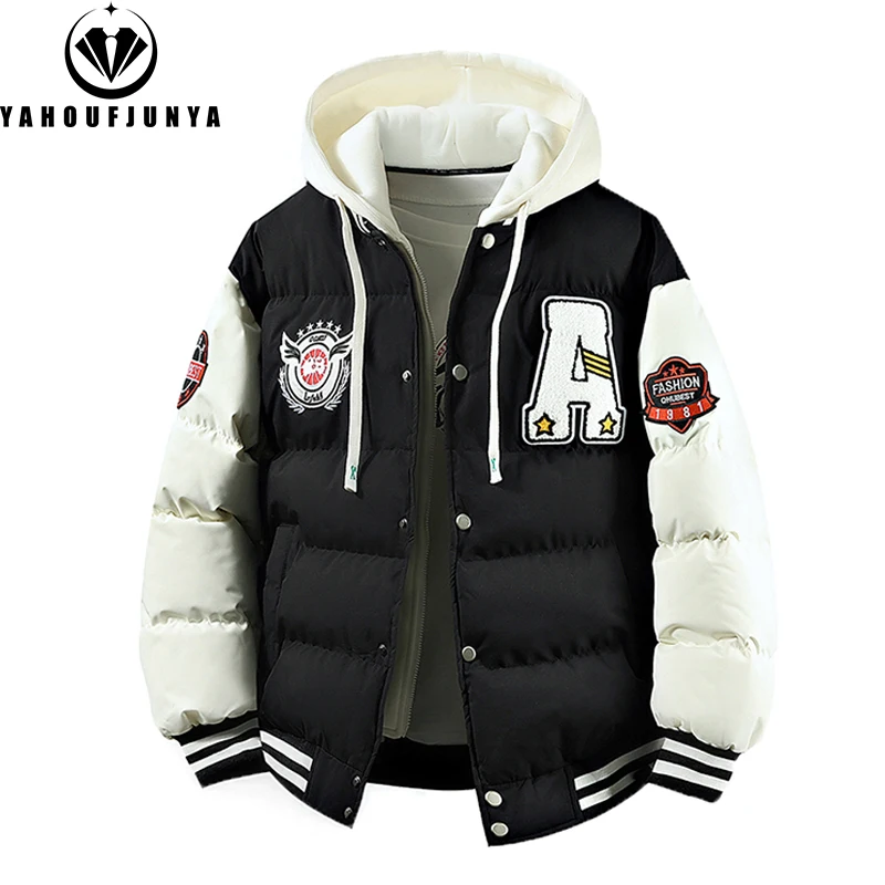 2025 New Winter Men Outdoor Windbreak Warm Travel Jacket Men Autumn Hooded Casual Fashion Sport Brand Loose Jacket Male Coat Top