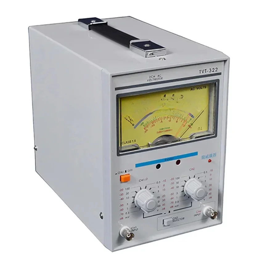 for TVT-322 Dual Channel Milivoltmeter Double Needle High Quality Pointer Voltage Measuring Instruments