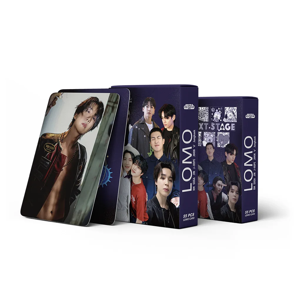 55pcs/Set KPOP Stray New Album Photocards Collection Lomo Cards High Quality Print Photo Cards Fan Gift
