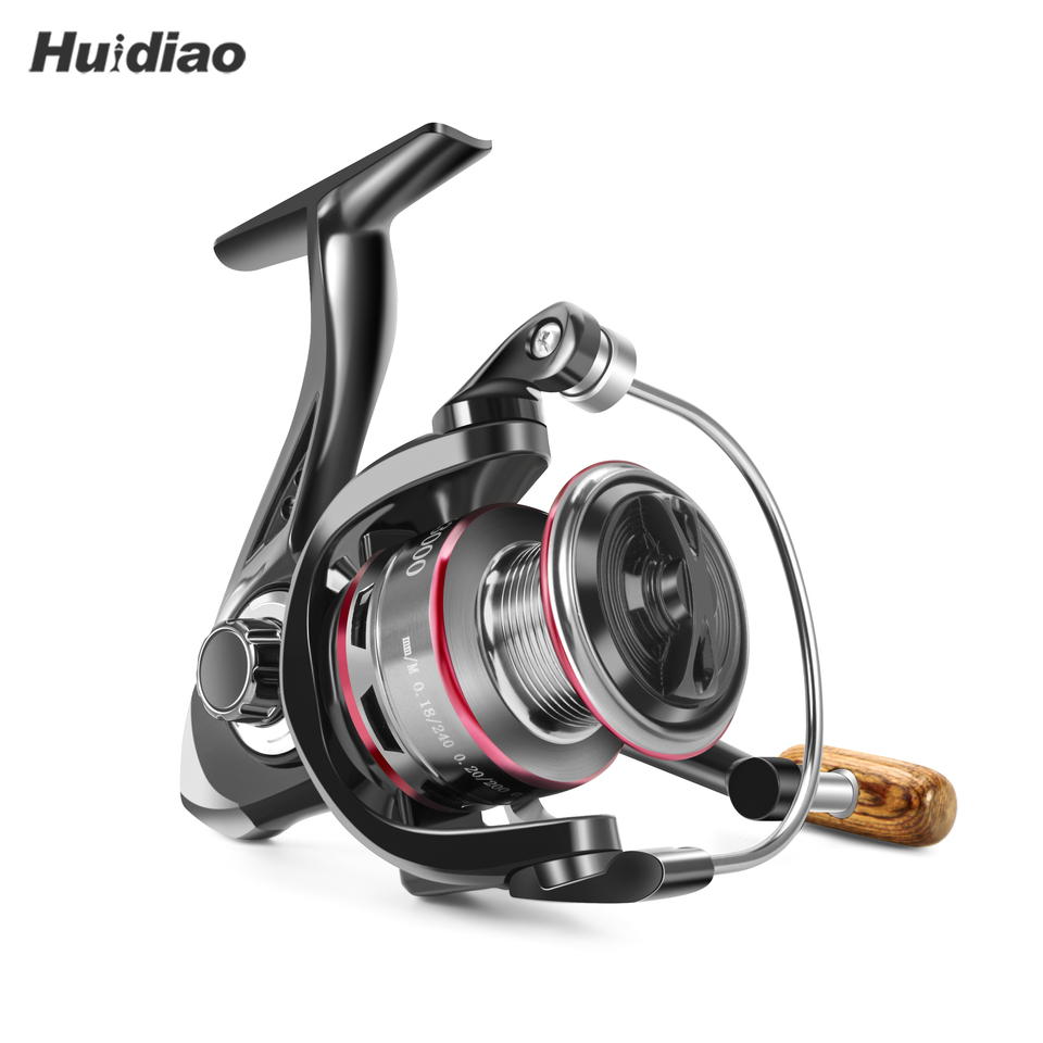  Huidiao Fishing Reel 1000-7000 Spinning Reel Stainless Steel Bearing Spinning Fishing Reel 8KG Max For Sea Fishing Carp Fishing 