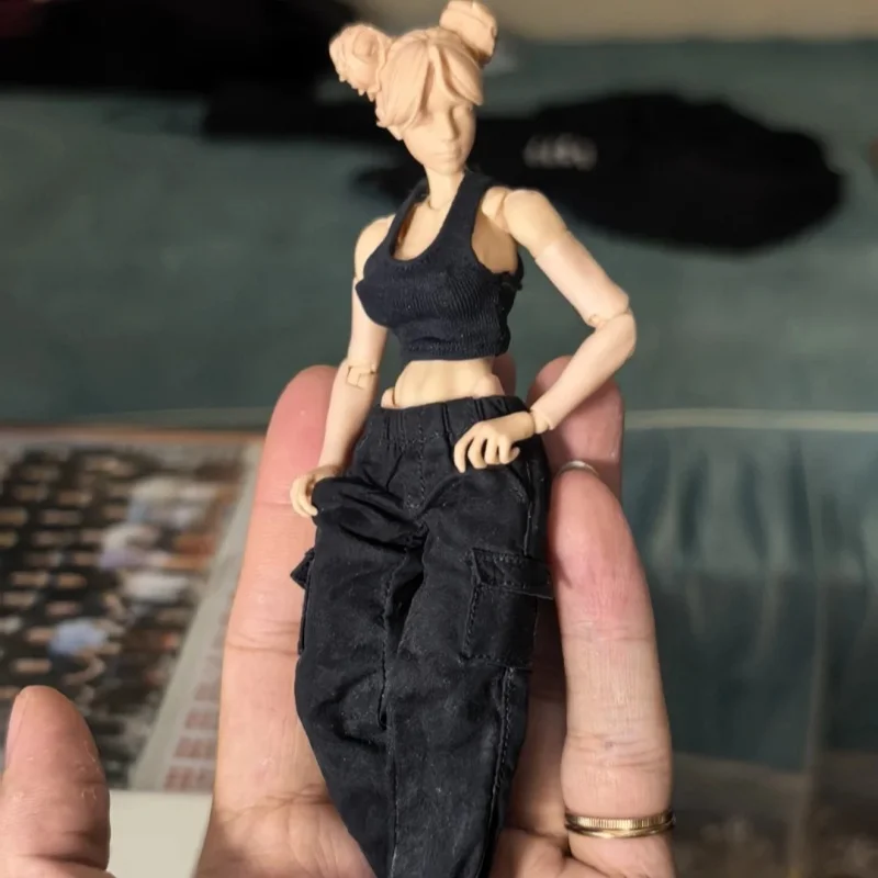 정품 재고 로만키 X 카울 1/12 슈퍼 액션 피규어 장난감 모델 컬렉션 생일 선물 모바일 걸 바디 여성 관절 바디