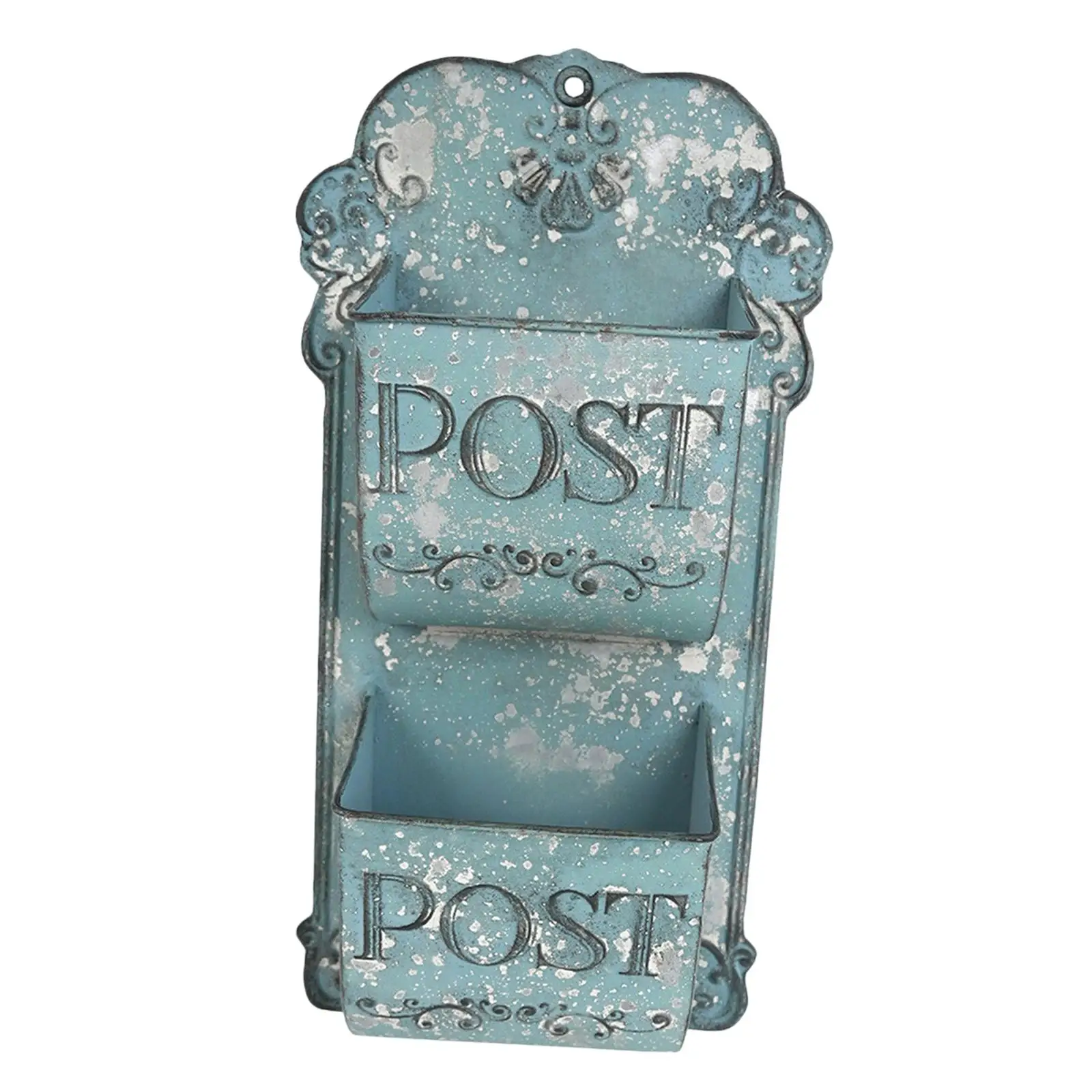 Wall Mount Mailbox Antique Design Drop Box for Home Office Door Gate