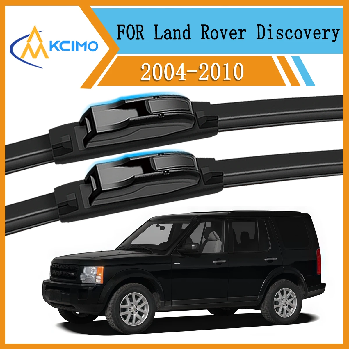 

Direct Replacement Wiper Blades For Land Rover Discovery 3 L319 2004-2010 All-Season Streak-Free Front Windshield Wipers Set
