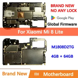 100% Brand New Original Motherboard for Xiaomi Mi 8 Lite Mainboard Logic Circuit Board Plate Global Unlocked M1808D2TG Youth 8X