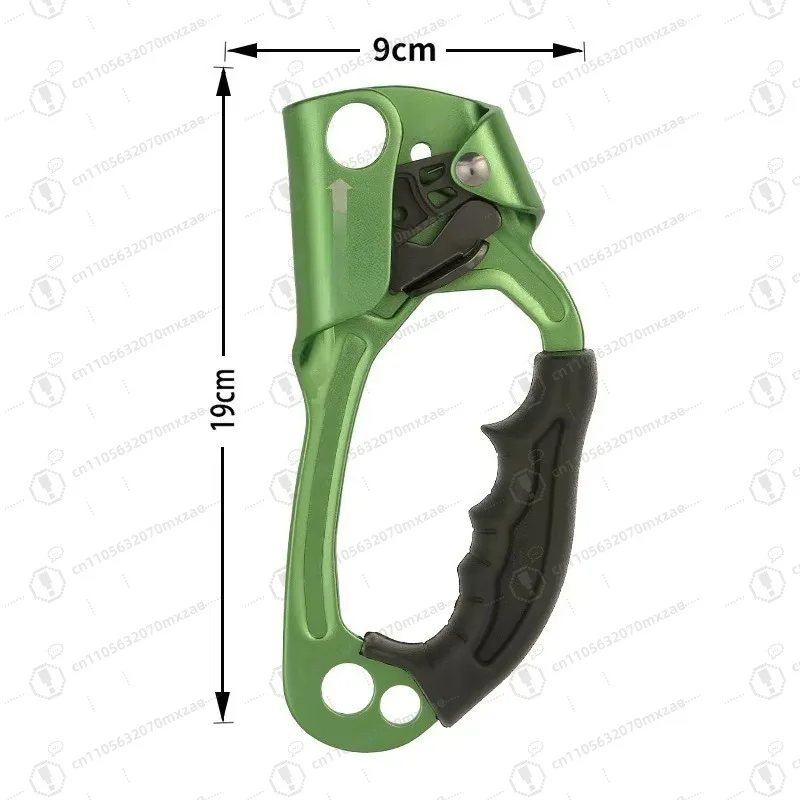Custom Left-Handed Rope Clip Aluminum Tree Climbing Gear for Professional Climbers