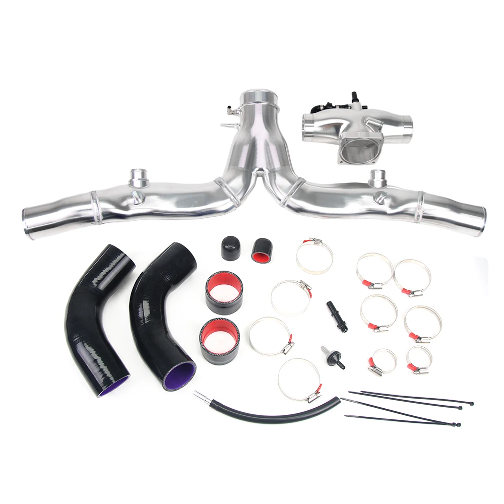 Performance Turbo Inlet Y-Pipe Pre-Throttle for    991.2 Carrera 3.0T High Flow Intake Upgrade CNC Machined