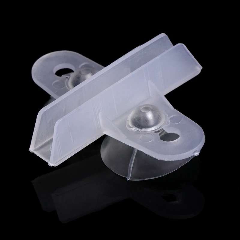 F92B 5 PCS Divisor Clips Soporte hojas 1.2 pulgadas Copas succión para peces paisajismo para