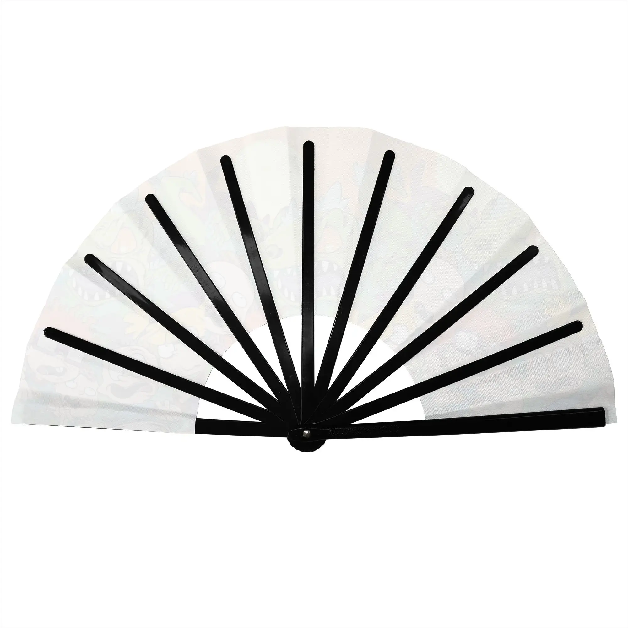 Reptar Vs R-Rugrats Portable Pocket Fan Travel Setting Sun Folding Fan Chinese Dance Cooling Handheld Fans