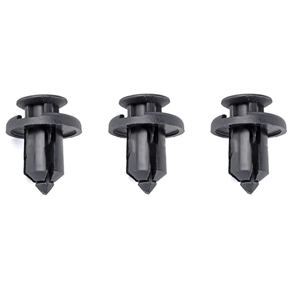 50 Pcs Black ABS Plastic Expansion Rivet Nut Buckle Clip Auto Repair Tool Car Decoration Fastener Accessory