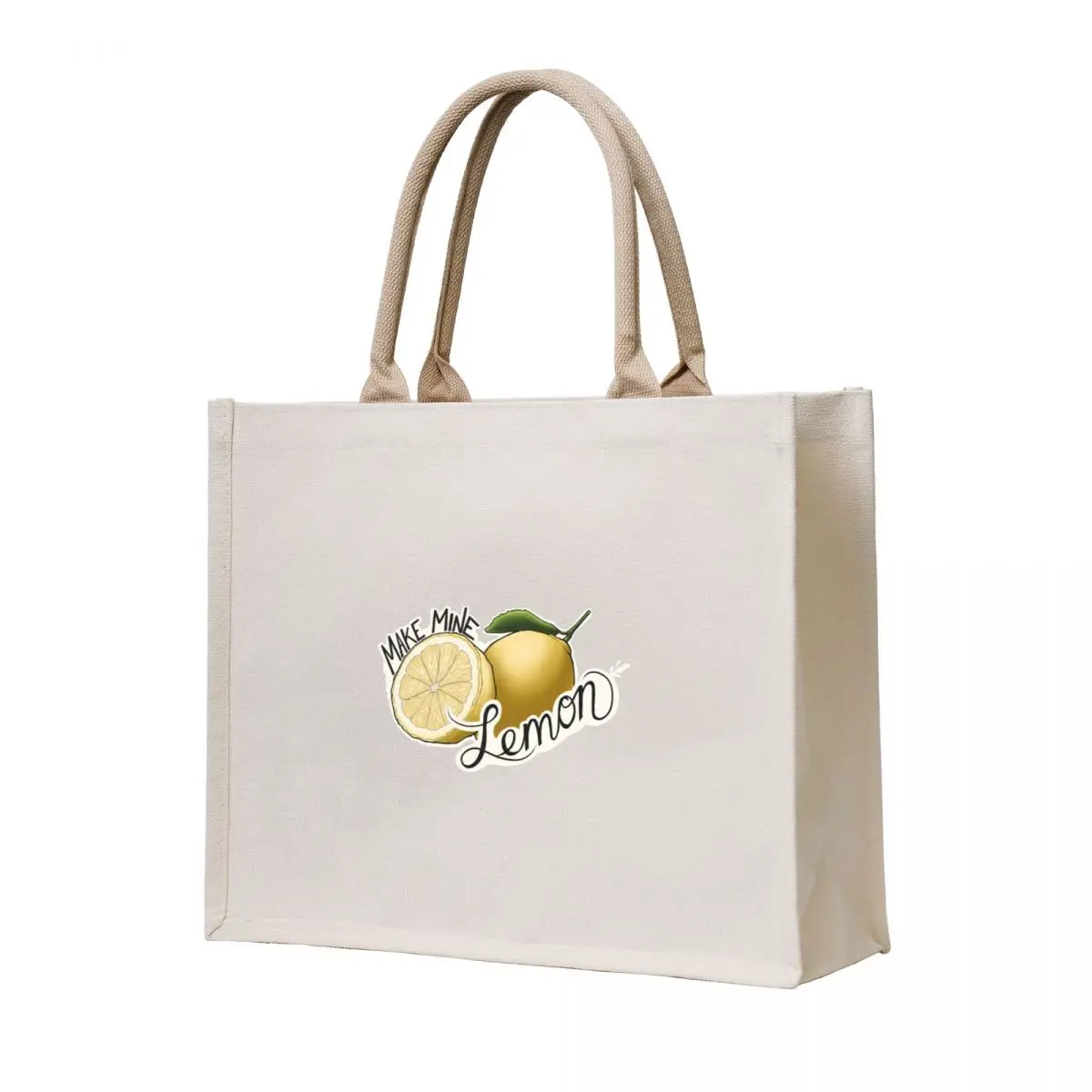 

Make Mine Lemon Tote Bag bags luxury women Reusable bags custom canvas bag Lady bags