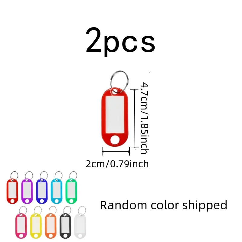 2 pcs Writable ID Labels for Office Item Labeling, Lightweight Portable, Blank Writable Surface, Multipurpose