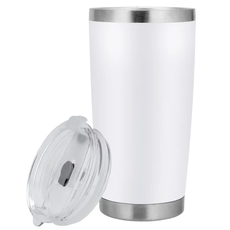 2024 Nieuwe 20Oz Thermische Roestvrijstalen Biermokken Vacuüm Geïsoleerde Tuimelaar Thermoskan Met Deksel Koffiekopje Waterfles Voor Autogeschenken