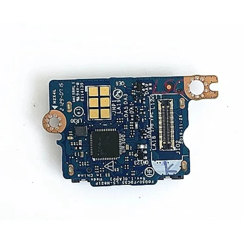 New Power Button Board for DELL XPS 9500 SD Card IO Circuit Audio Board LS-H821P 0H2HGT