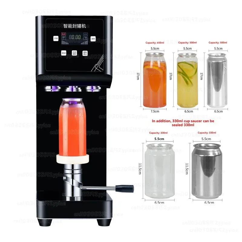 Full-automatic Intelligent Aluminum Beer Can Filling and Sealing Machine and 110V/220V General Packaging Equipment.