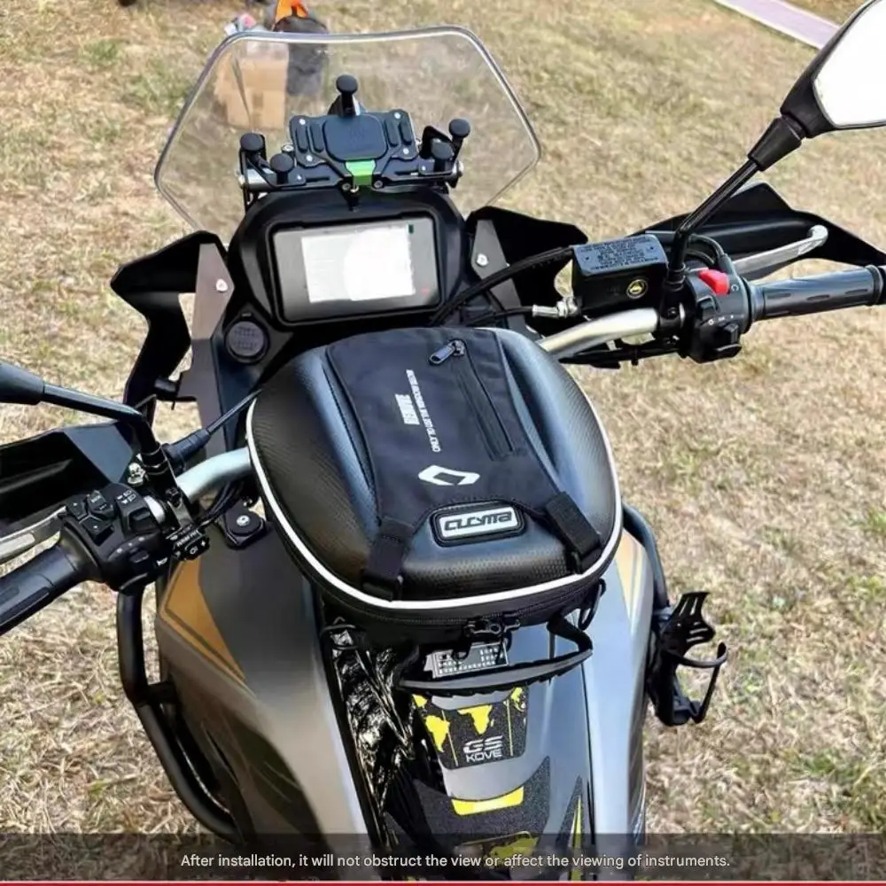 For VOGE DS525X DS900X DS625X motorcycle modification parts: quick-release fuel tank bag with lock and anti-theft function.