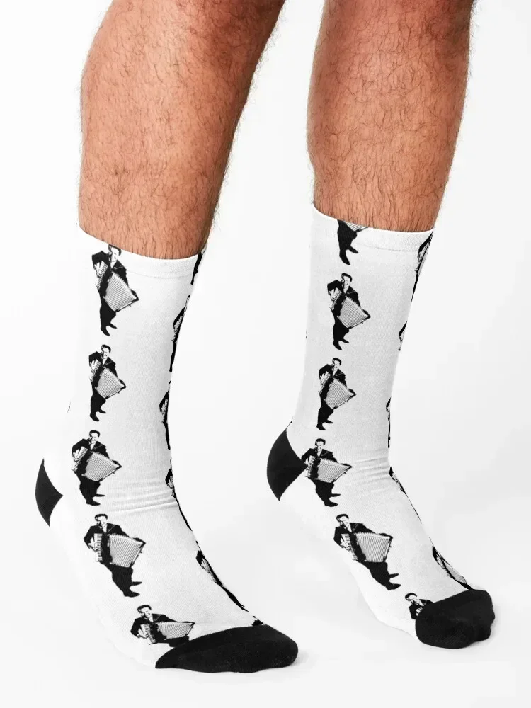 Lawrence Welk No Name The Black Stencil Socks Crossfit cool hip hop golf Socks Men Women's