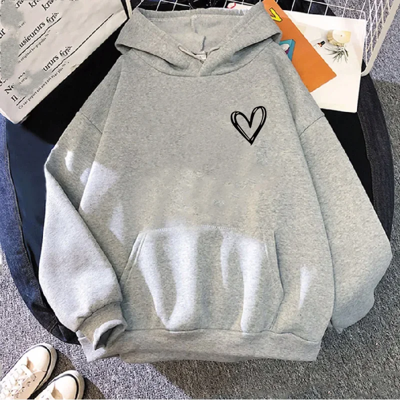 2024 Autumn Men's Hoodie Unisex Street Wear Pullover Casual Women's Jogging Sweatshirt Printed Hoodie