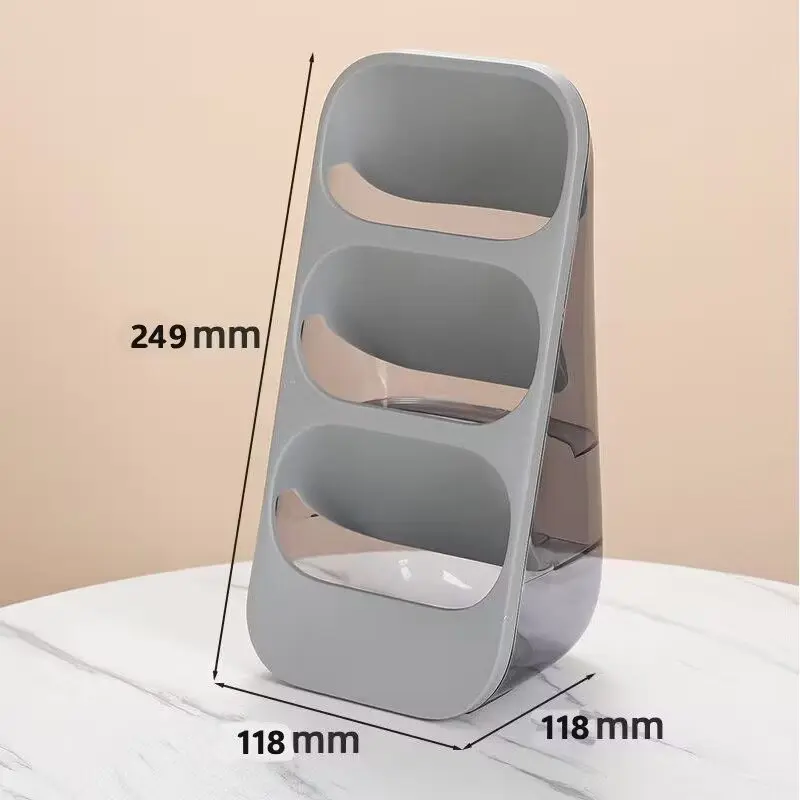 Multi-function Storage Organizer Oblique Insertion Lattice Dish Drainer Drain Ventilation