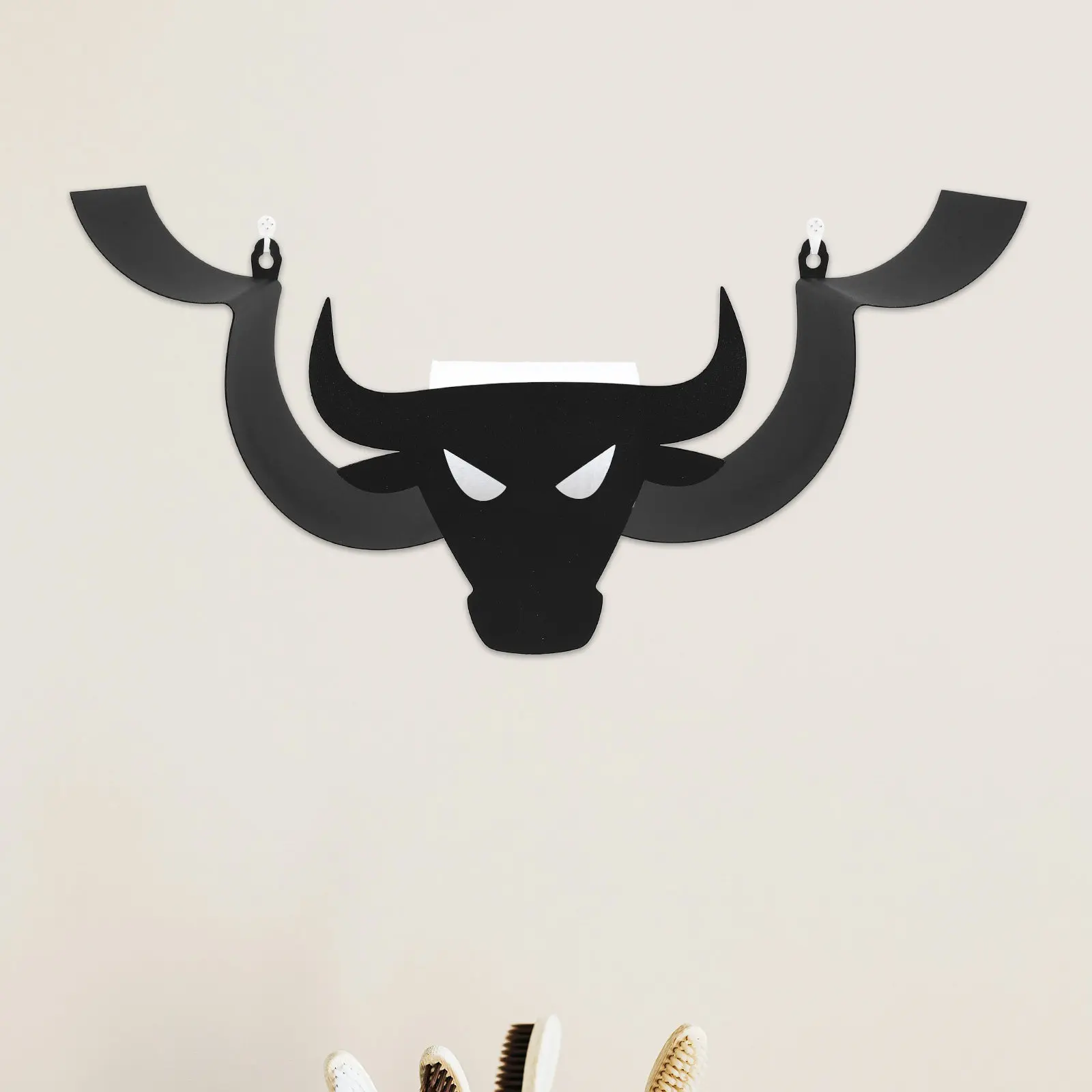 

1Pcs Bathroom Paper Holder Unicorn Roll Paper Rack Stylish Wall Mounted Tissue Holder for Kitchen Bathroom Decorative Use