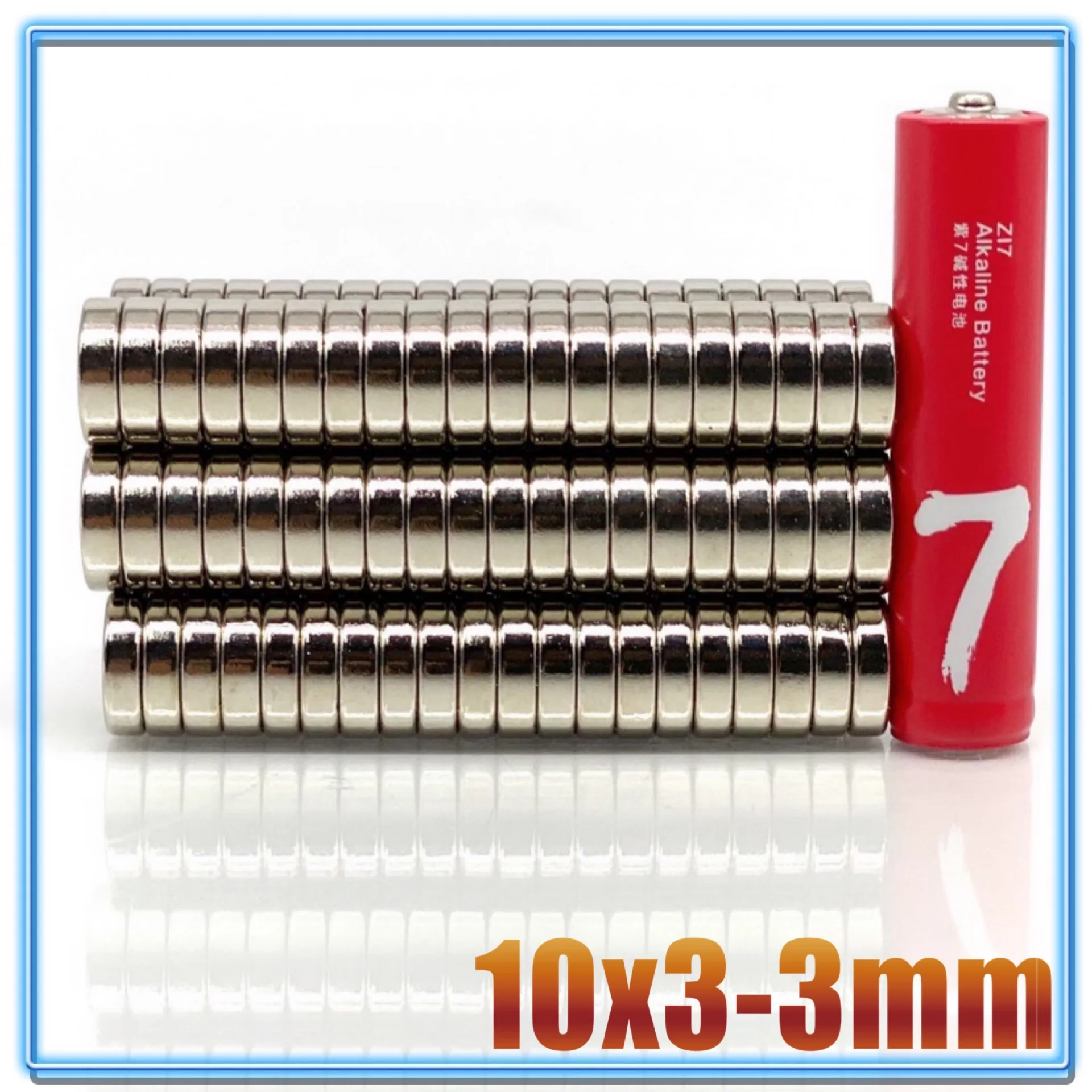 5-1000 pièces 10x3-3 NdFeB aimant néodyme 10x3-3mm Super puissant petit disque Permanent rond imanes magnétiques 10x3 trou 3 10*3mm