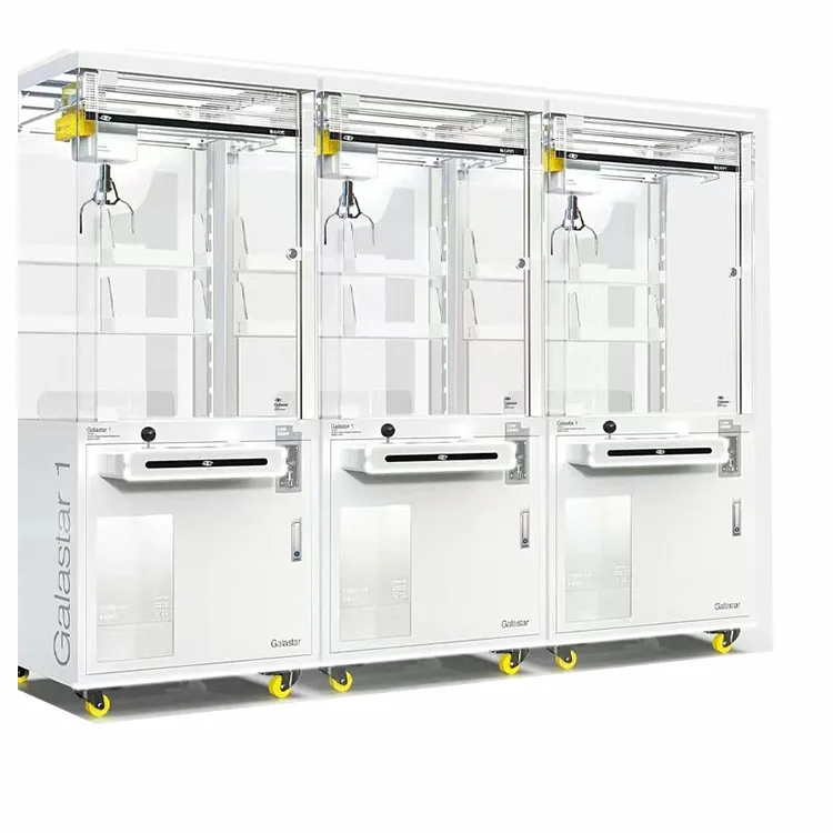 

New Model Simple Flash Black Claw Machine Ball Grabbing Fully Transparent Coin-operated Code Scanning Claw Doll Game Machine