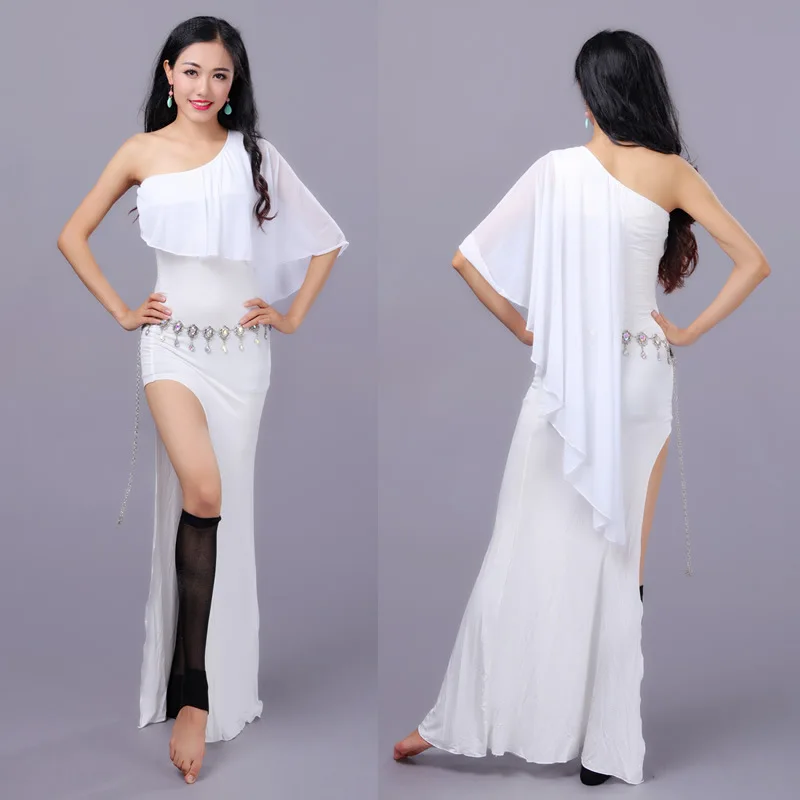 Costume de spectacle de printemps rouge pour femmes âgées, couleur Pure, Modal, danse du ventre, vêtements de spectacle sur scène, Tianchao Wuji Home Direc