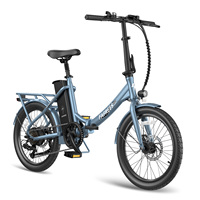 FAFREES F20 Lasting Electric Bike 250W Motor 36V 18.2Ah Battery 20*1.95 inch Tires City E-Bike 25km/h Max Speed 160km Max Range