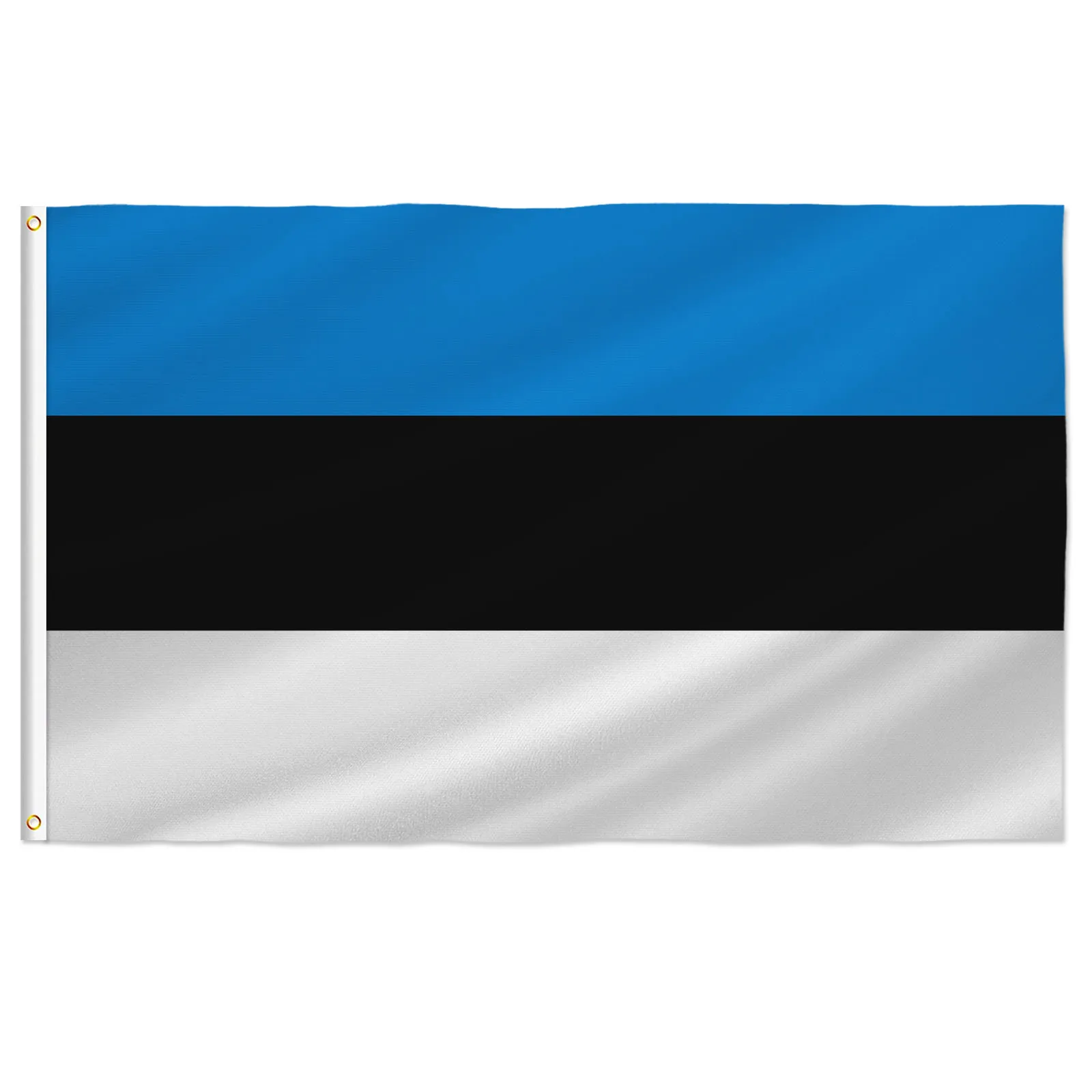 PTEROSAUR Estonia Flag 60x90cm90x150cm, Estonia Estonian National Flag with Brass Grommets for Room Indoor Outdoor Decor Banner