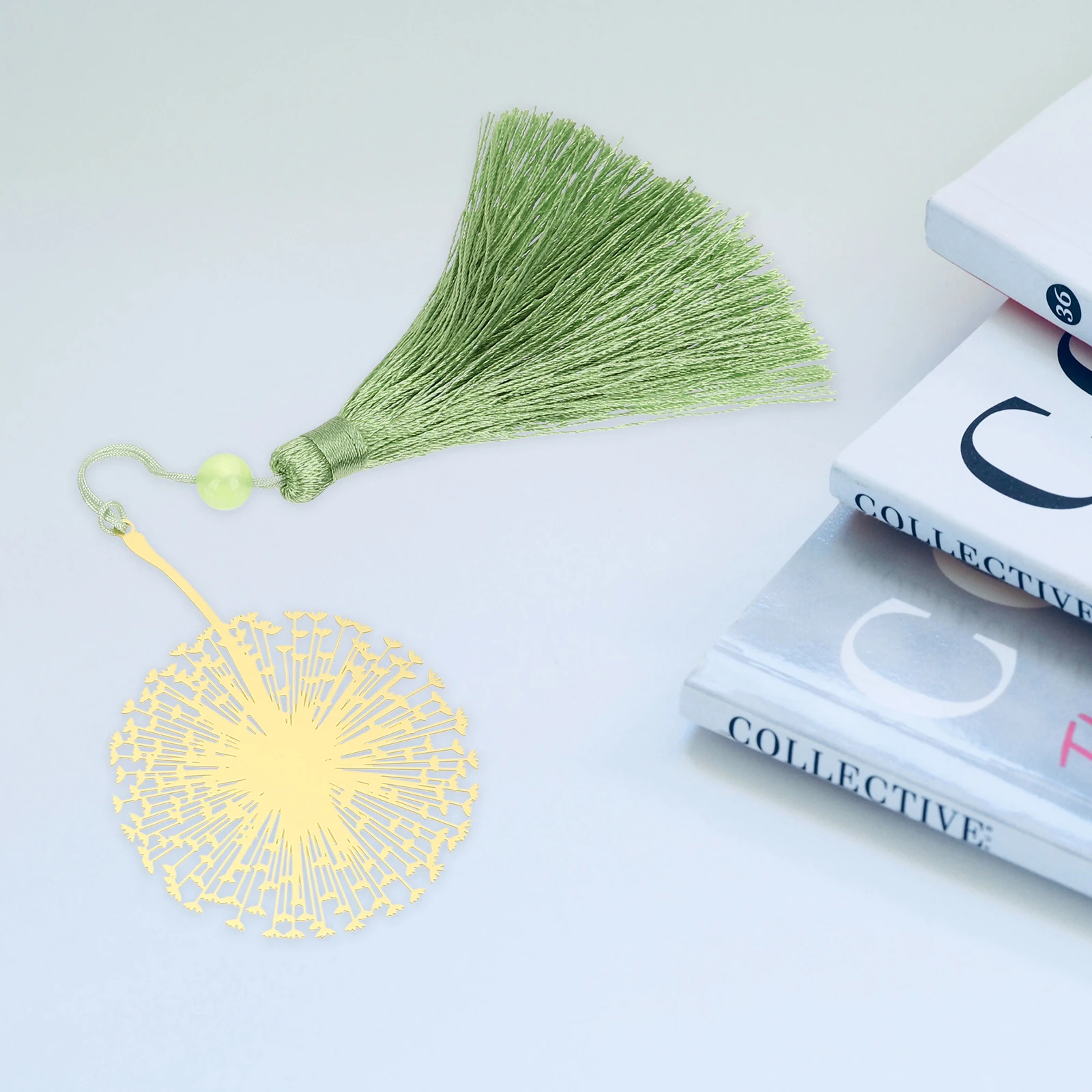 

Dandelion Bookmark Fancy Bookmarks Cute Aesthetic Plant Gold Pretty Dandilion Unique